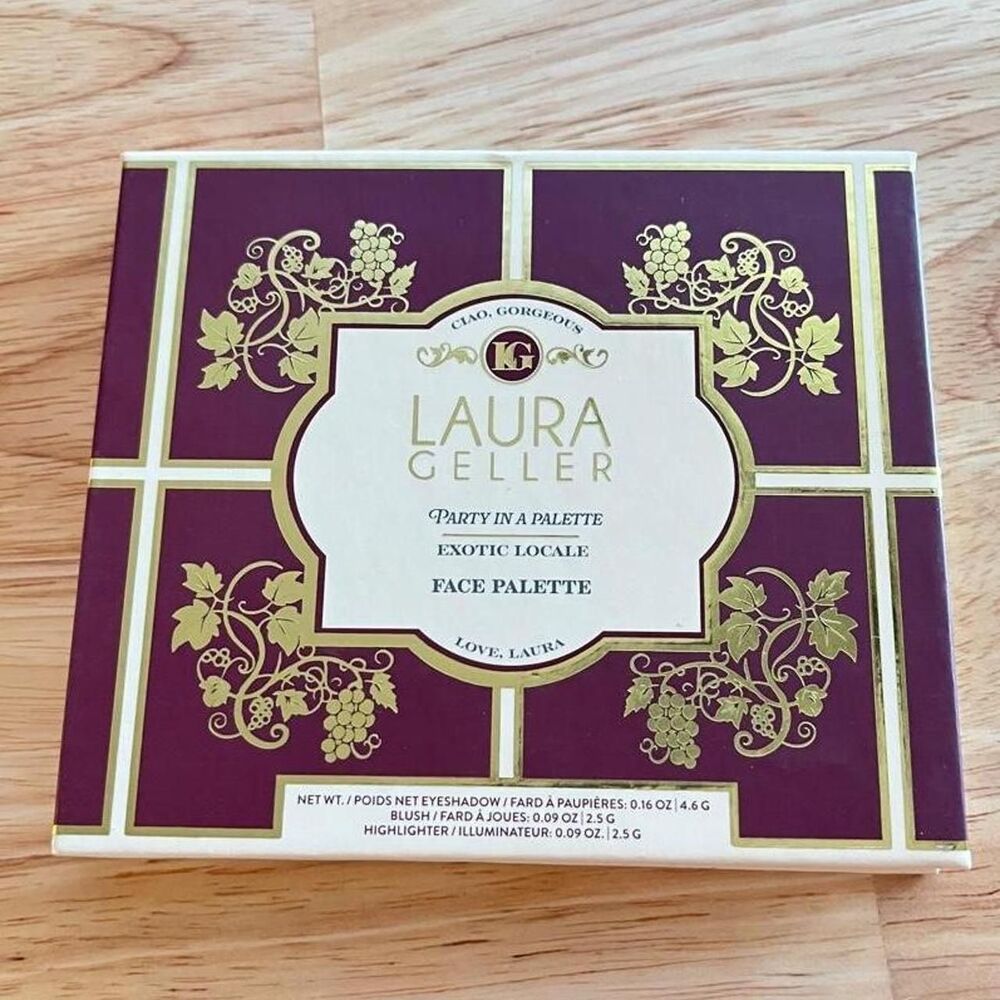 New Laura Geller Face & Eyeshadow Palette Exotic Locale